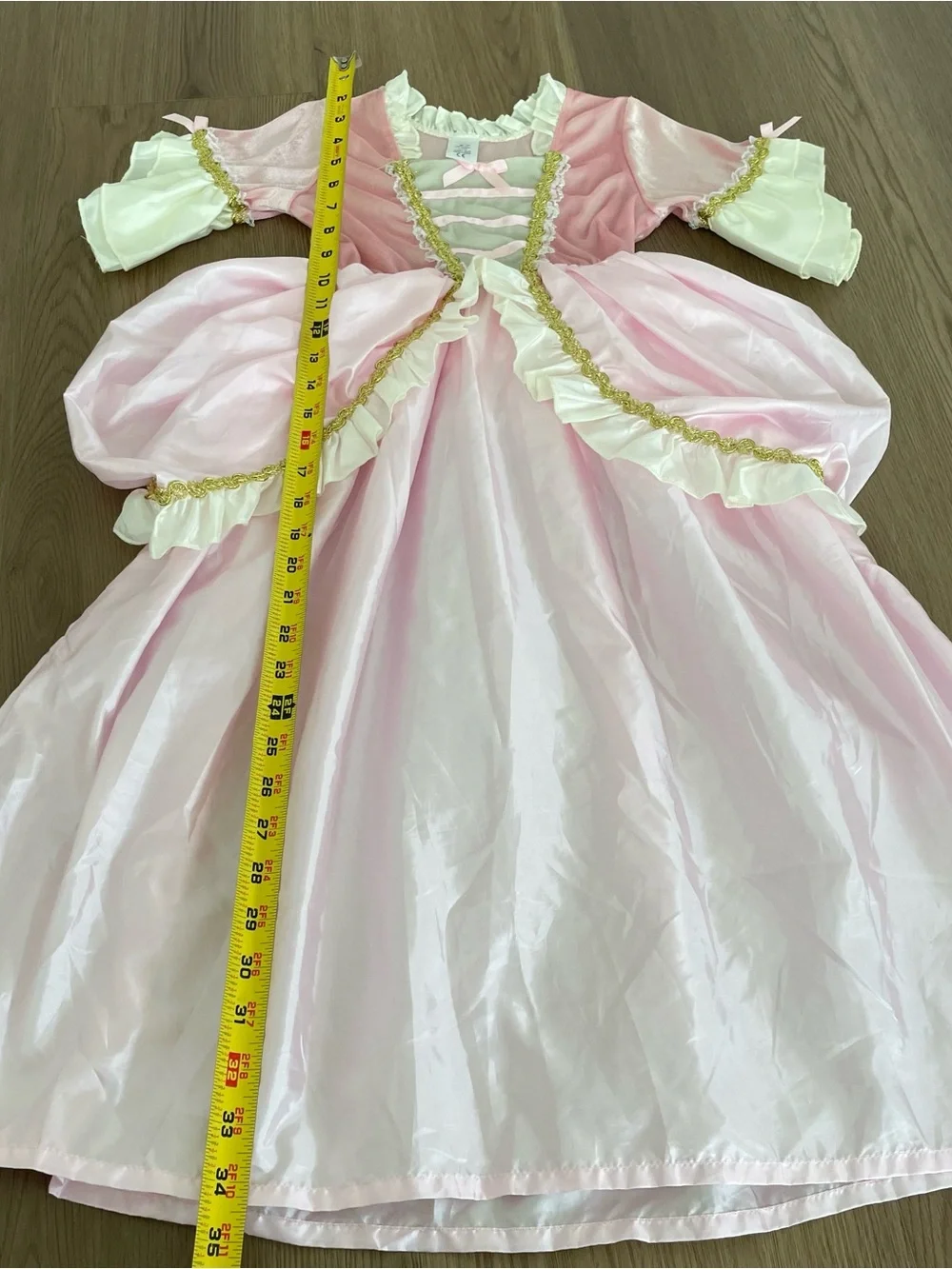 Little Adventures Pink Renaissance Princess Dress up Costume Girl’s Size L(5-7Y)